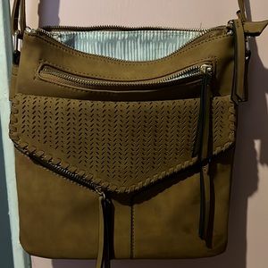 Leather crossbody